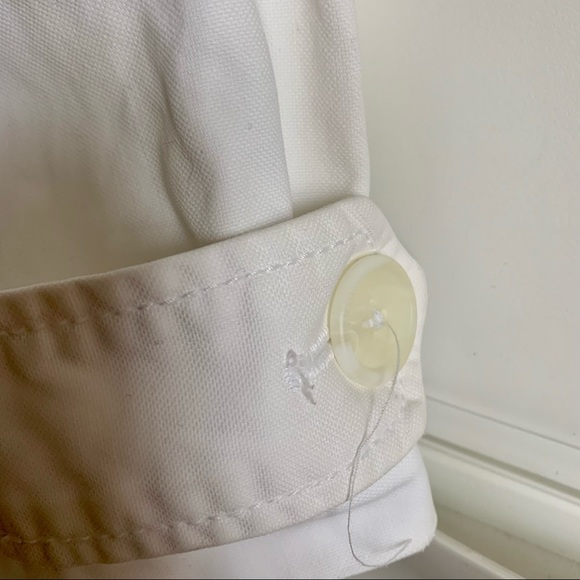 Gap White Cotton Trench coat. Size M - Picture 3 of 9